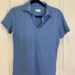 Women’s Lady Hagen Golf top. Dusty Blue Medium